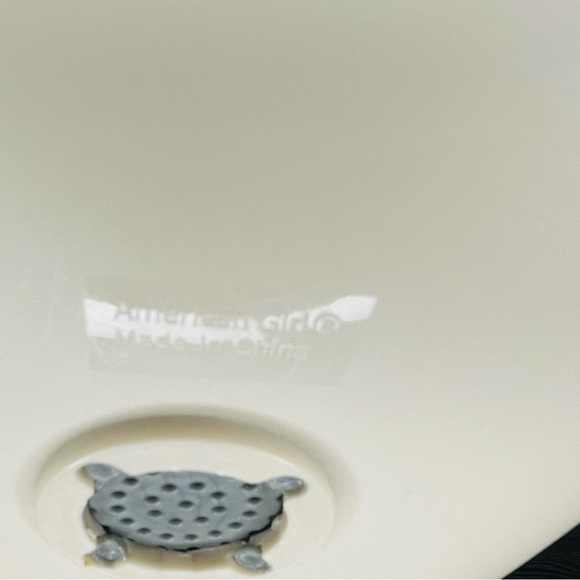 American Girl 18” Claw Foot Bath Tub with Shower Bubbles pretend play set bath - Picture 4 of 12